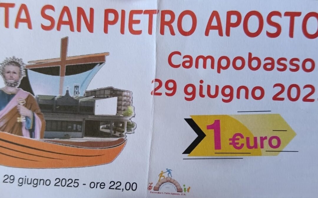 Estrazione premi lotteria San Pietro 2025